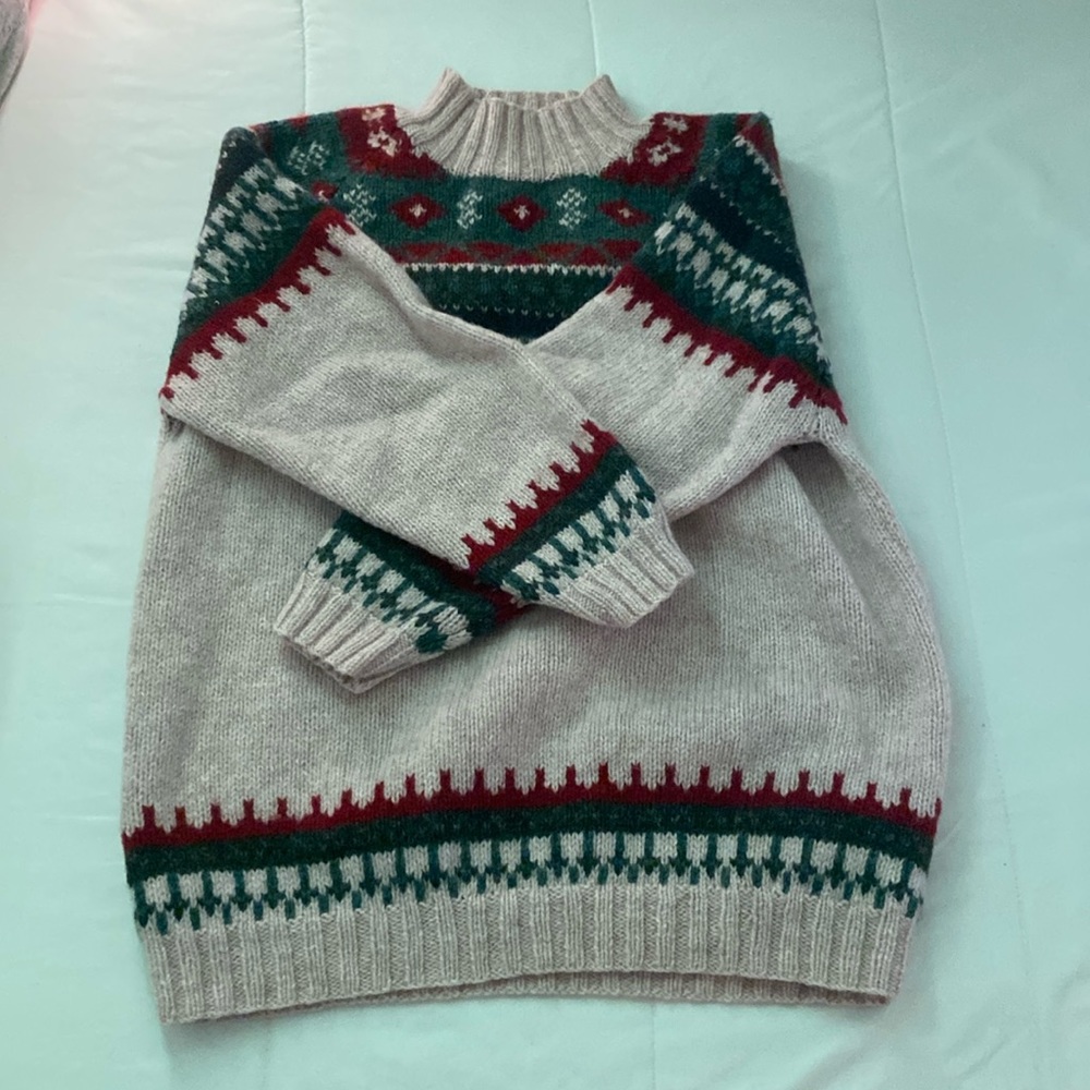 Vintage 100% wool sweater